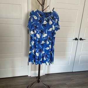 Cocomo Blue and White Floral Dress